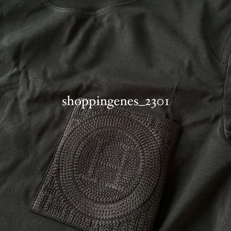 愛馬仕 黑色 刺繡口袋短袖 尺寸40❗️尚未抵台-1