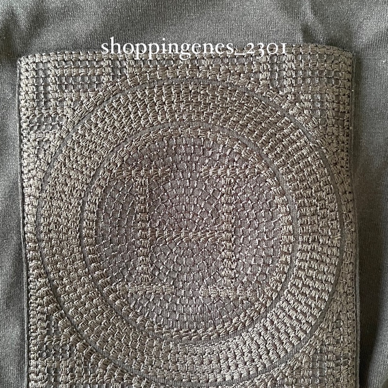 愛馬仕 黑色 刺繡口袋短袖 尺寸40❗️尚未抵台-3