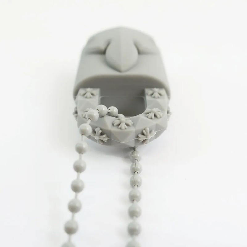 Chrome Hearts 克羅心 梵文鎖頭樹脂鏈(灰) ❤ (ɔˆз(ˆ⌣ˆc)-4