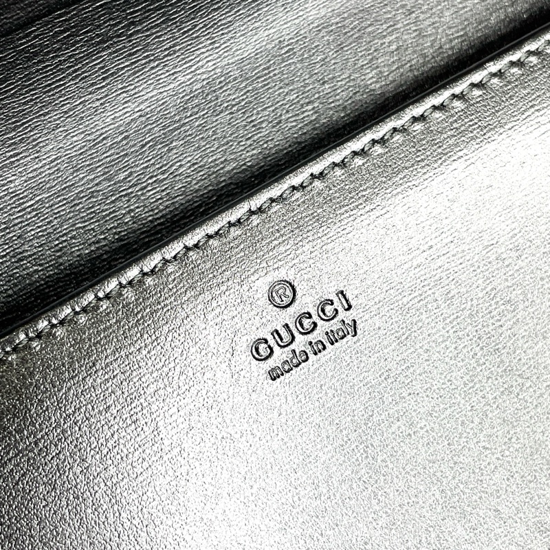 GUCCI 黑牛皮1955手機包WOC-8