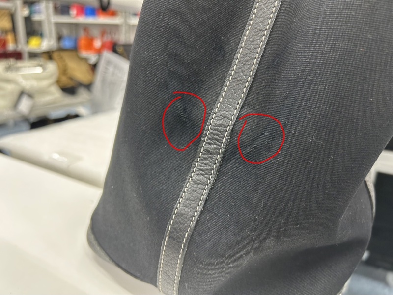 Hermes Garden party 36 黑色手提包-13