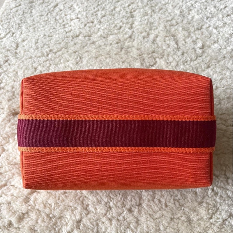 Hermes 便當袋 橘色 pm-5