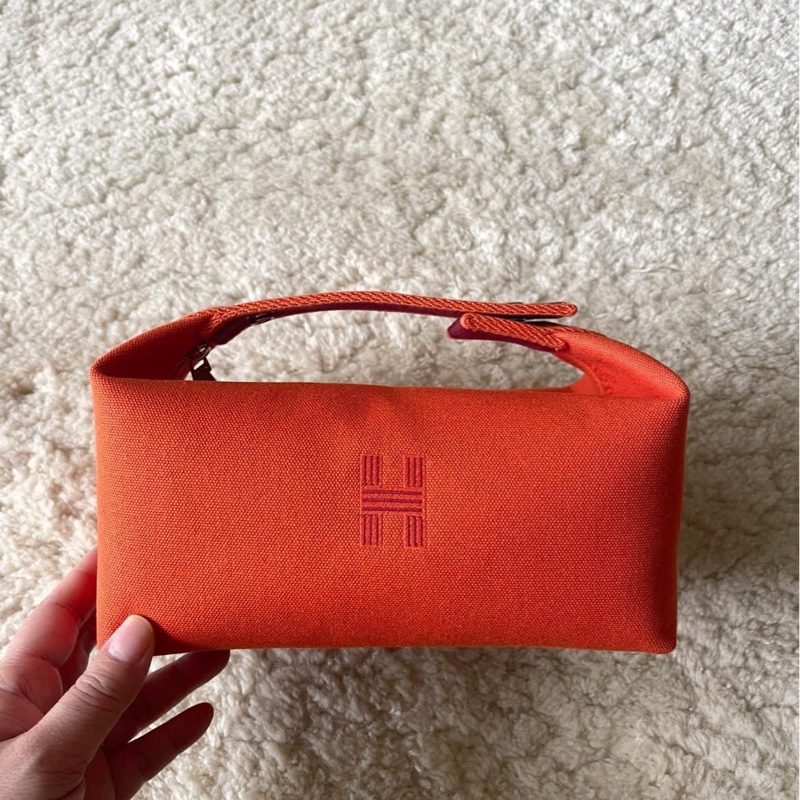 Hermes 便當袋 橘色 pm-6