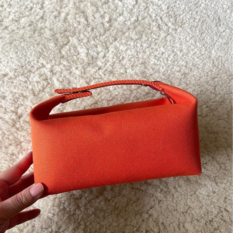 Hermes 便當袋 橘色 pm-7