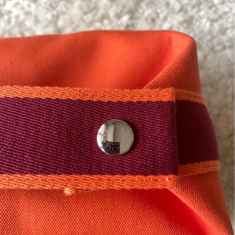 Hermes 便當袋 橘色 pm-13