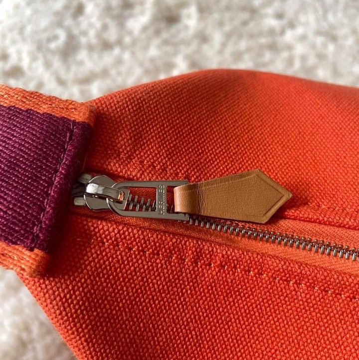 Hermes 便當袋 橘色 pm-17