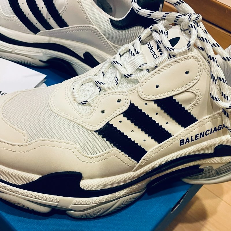 43碼Balenciaga x adidas Triple S 絕版聯名鞋｜PopChill 拍拍圈