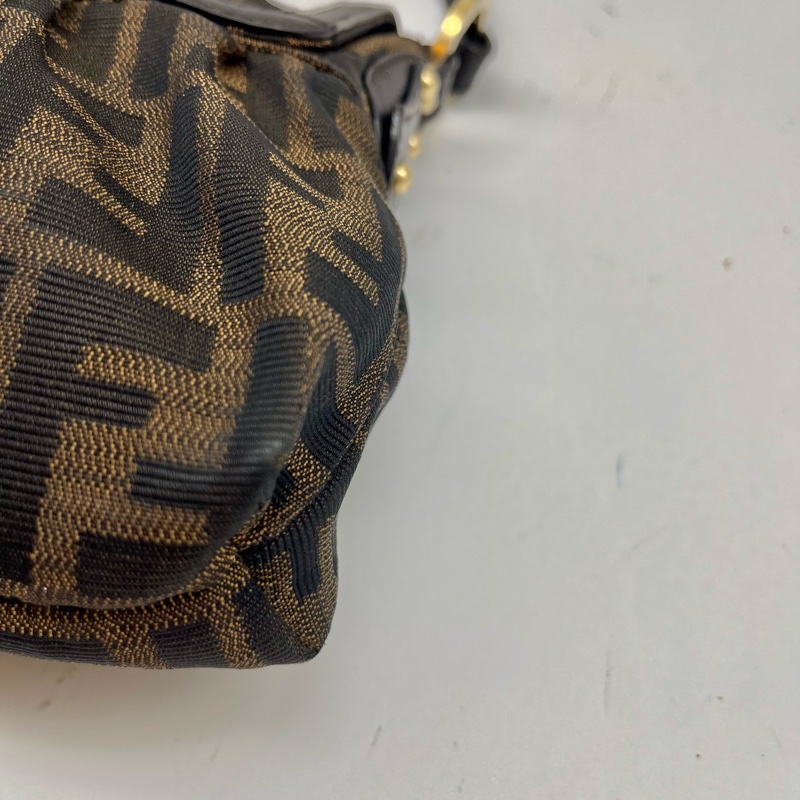 FENDI 芬迪 8BR445 FF ZUCCA 老花 翻蓋廚師包 手提包 精品包包 肩背包-13