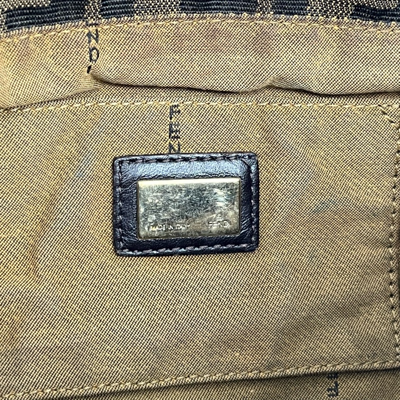 FENDI 芬迪 8BR445 FF ZUCCA 老花 翻蓋廚師包 手提包 精品包包 肩背包-18