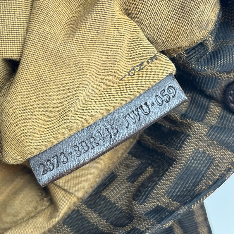 FENDI 芬迪 8BR445 FF ZUCCA 老花 翻蓋廚師包 手提包 精品包包 肩背包-19