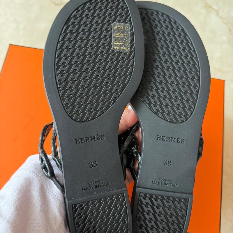 Hermes 豬鼻夾腳涼鞋 38號-9