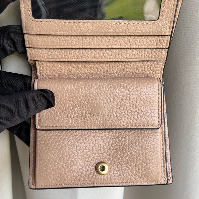 「🍖中秋檔期下殺🍖」（實品超美）Tory Burch TB 正櫃款 短夾 皮夾 錢包 男女通用-3