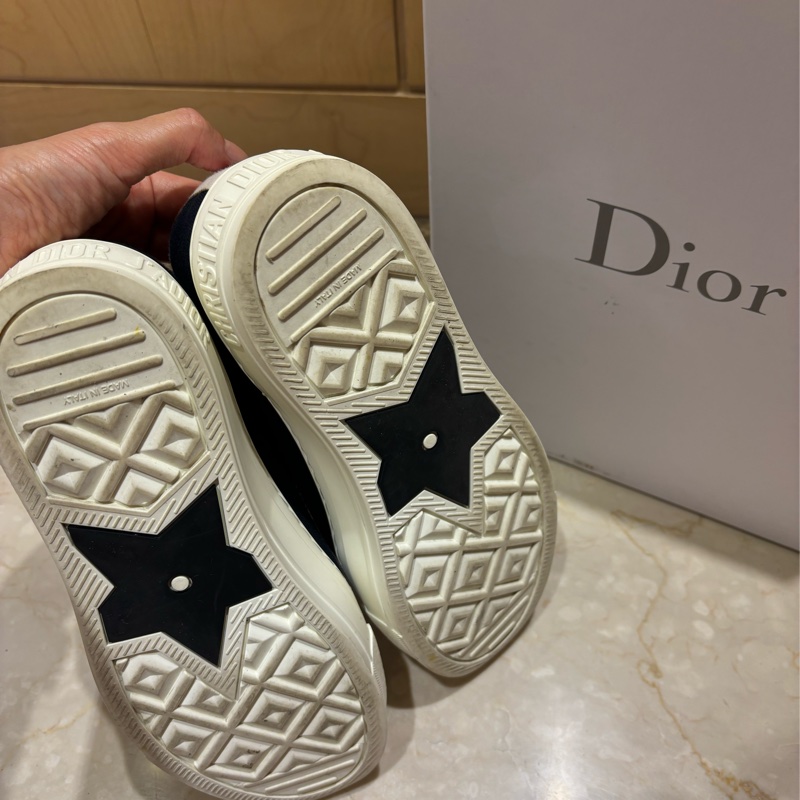 Walk'n'Dior 經典logo款鞋帶 增高休閒平底球鞋 36-12