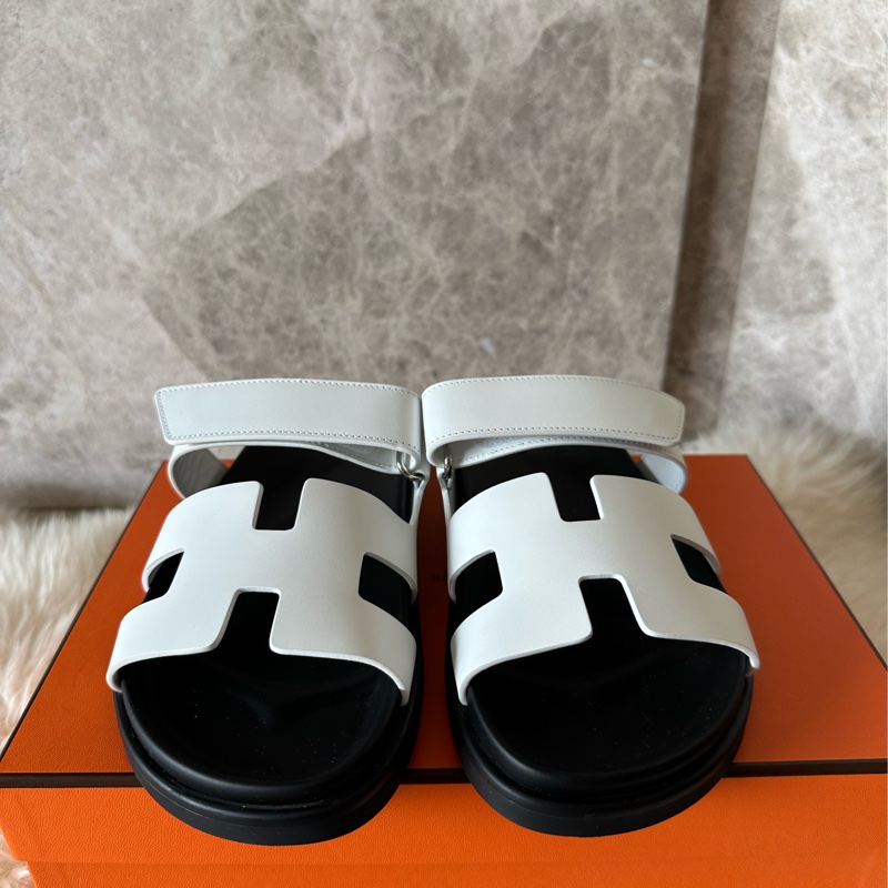 全新Hermes愛馬仕二舅拖鞋-5