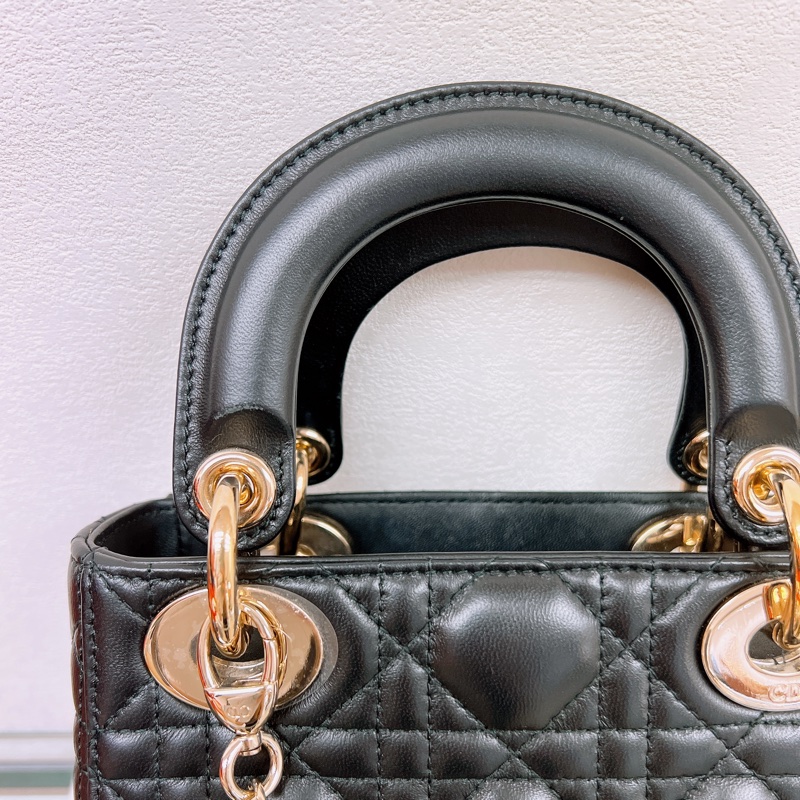 (已出❌) Dior lady dior mini 黑色三格迷你戴妃包-2