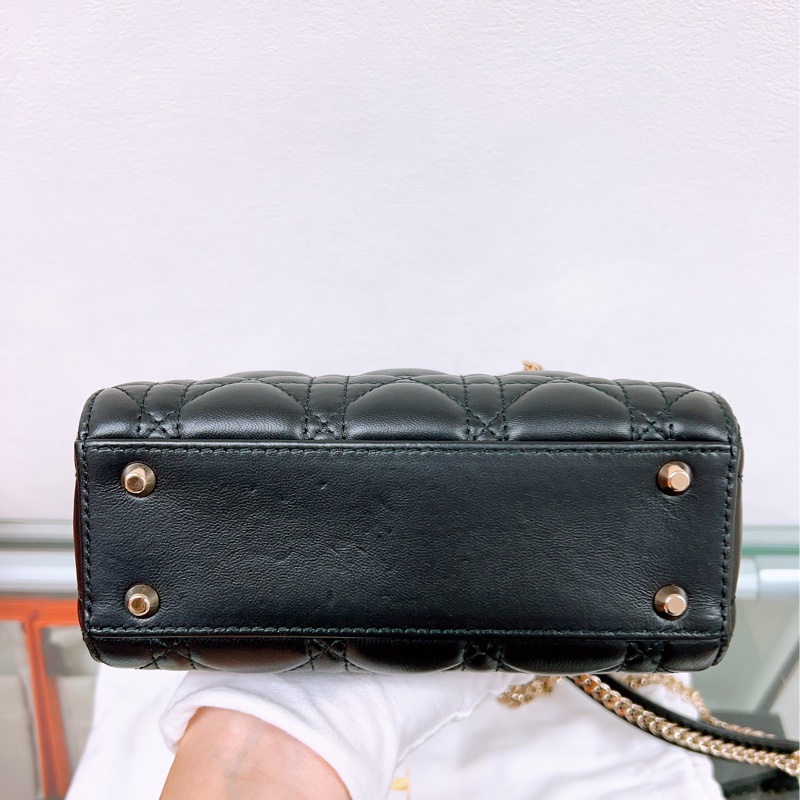 (已出❌) Dior lady dior mini 黑色三格迷你戴妃包-6