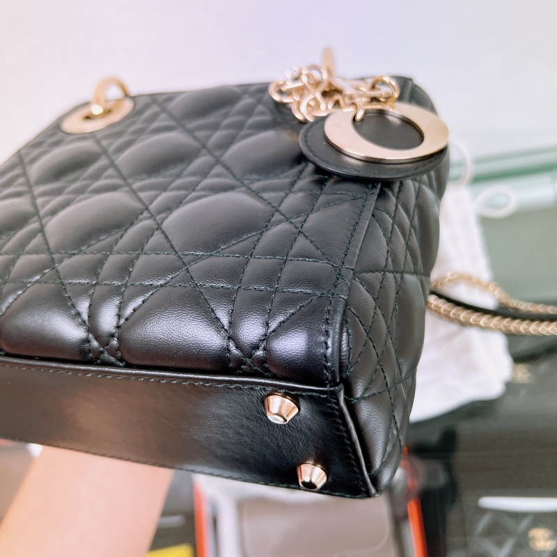 (已出❌) Dior lady dior mini 黑色三格迷你戴妃包-7