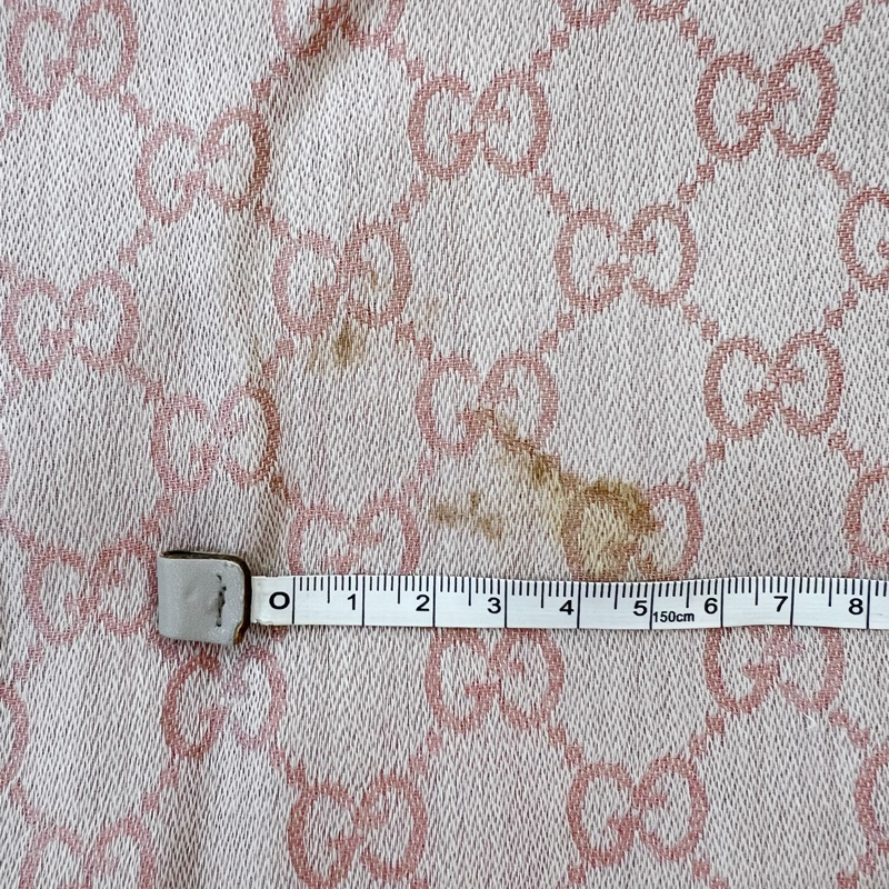 Gucci 古馳 粉色雙G Logo羊毛蠶絲圍巾Gucci Pink logo wool silk squared shawl scarf-7