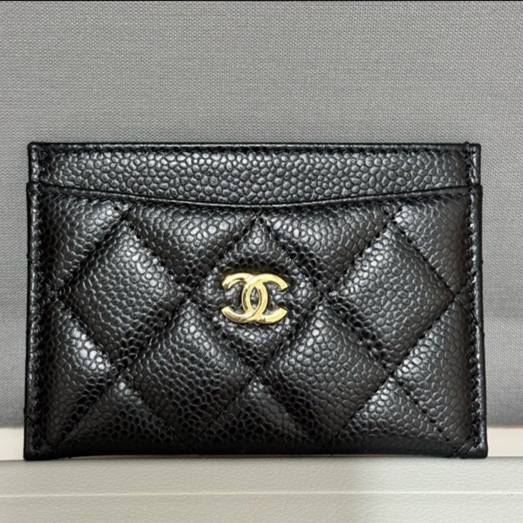 chanel CLASSIC CARD HOLDER black-0