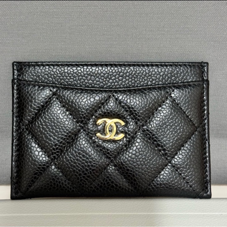 chanel CLASSIC CARD HOLDER black-10