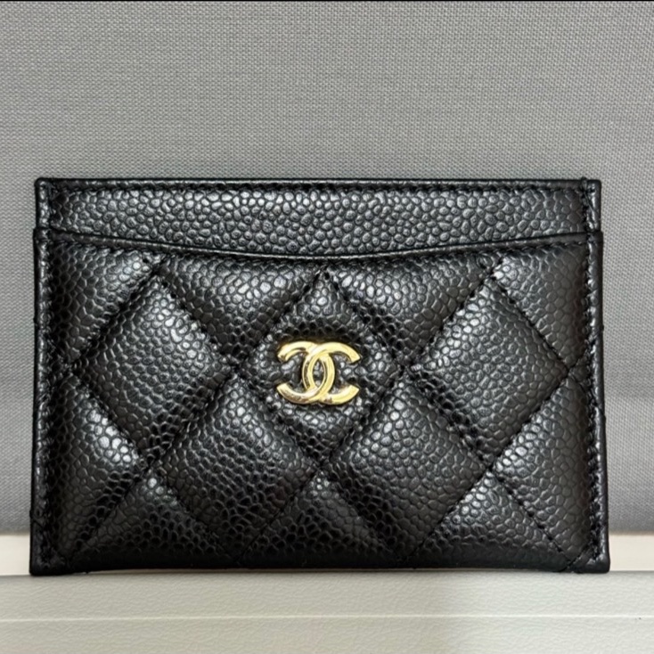 chanel CLASSIC CARD HOLDER black-11