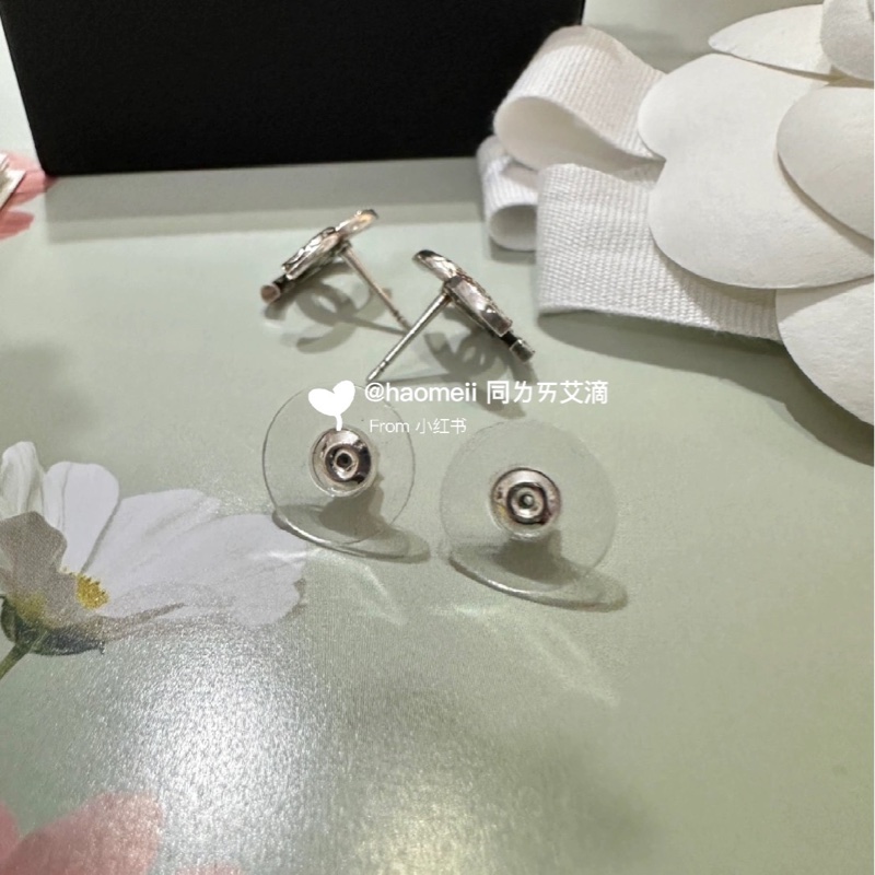 Chanel 24A圖騰雕刻耳環 迷你小尺寸 耳環-5