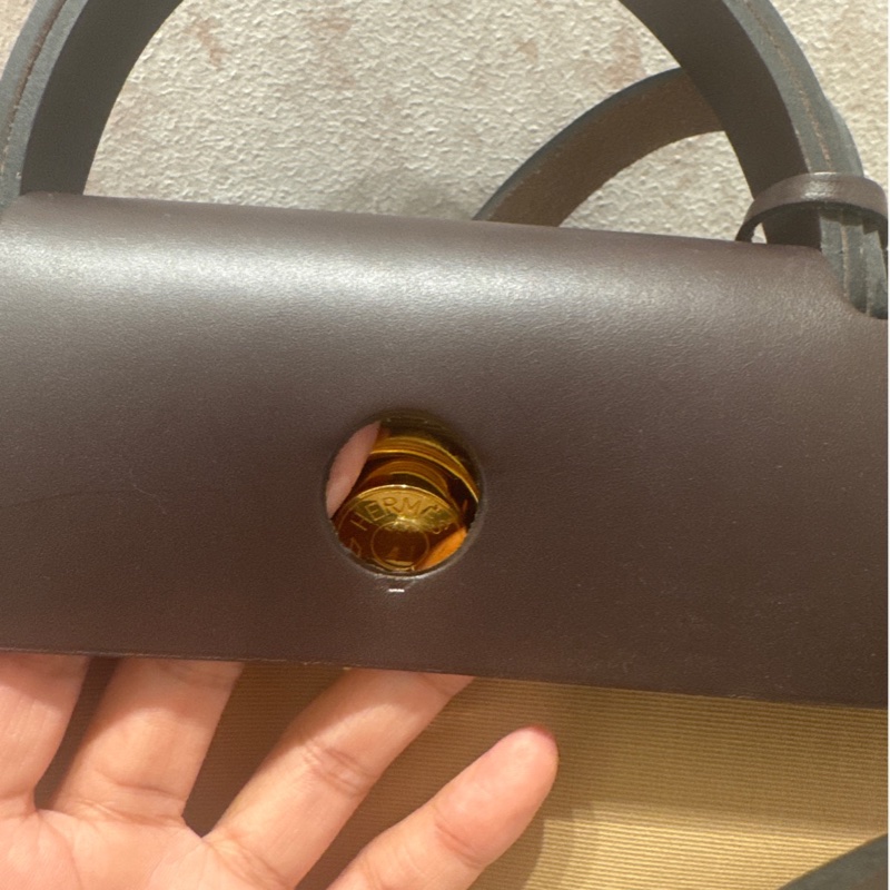 愛馬仕HERMES  HERBAG 31 2WAY 手提包 U刻精品包包 時尚百搭 肩背包 側背包-23