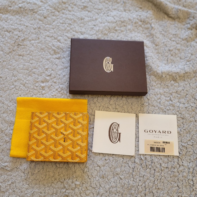 🎊暑假優惠🎊 Goyard 經典滿Logo對折短夾 錢包-0