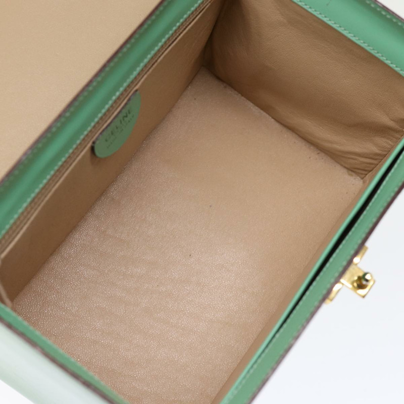 【日本直送】CELINE 化妝包 皮革 綠色 正品 74541-10