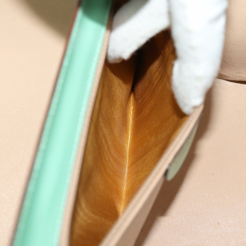 【日本直送】CELINE 化妝包 皮革 綠色 正品 74541-22