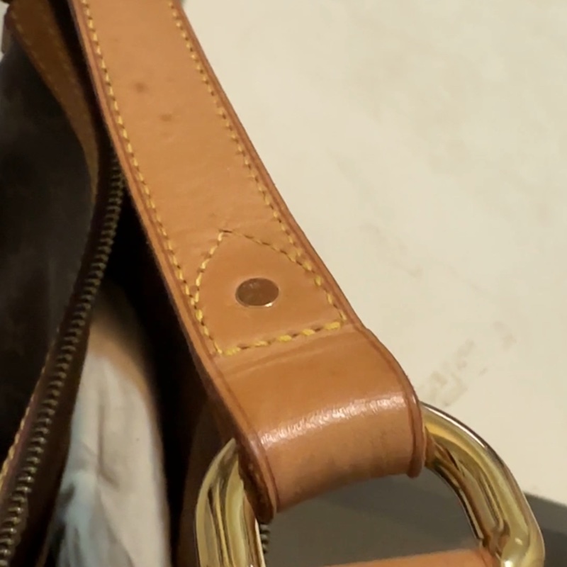 🎉歡慶10月限時降五千！ LV 老花大金豆單肩 斜背包vintage 中古 月亮包 肚臍包-8