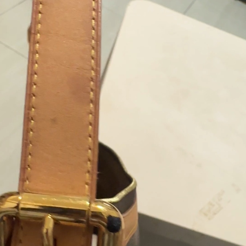 🎉歡慶10月限時降五千！ LV 老花大金豆單肩 斜背包vintage 中古 月亮包 肚臍包-9