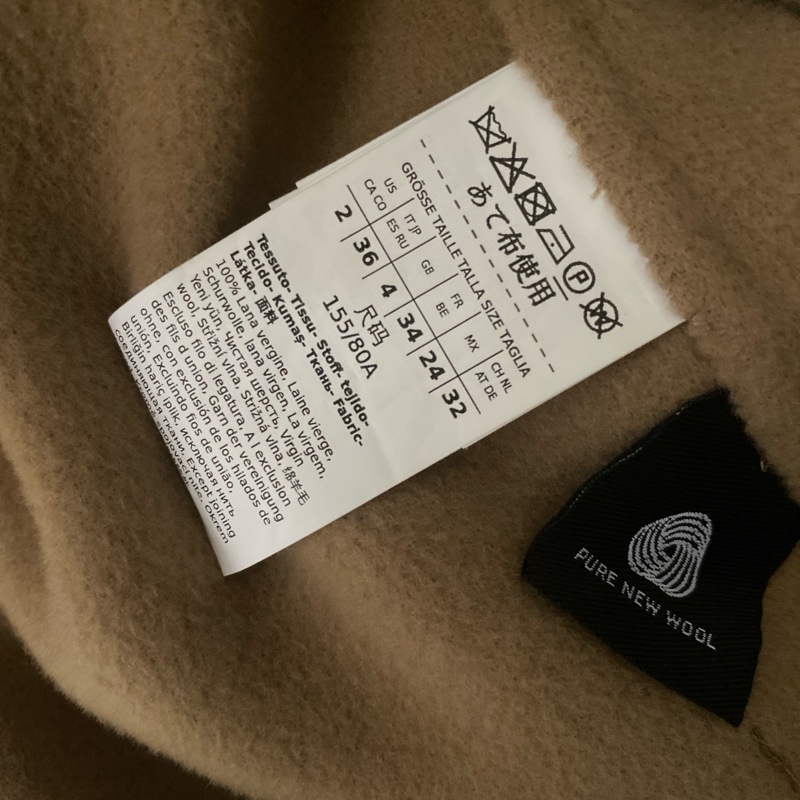 （已客訂）Max Mara Weekend Rovo 經典駝色大衣 雙層100%羊毛 (IT 36)-11
