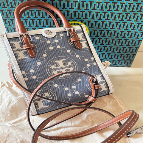 Tory Burch TB T-Monogram Mini 琴譜包 全新MINI