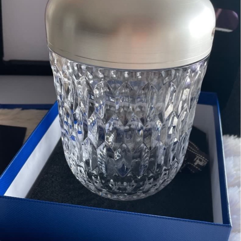 Hermes 愛馬仕松果燈小size限量 白金色連單連盒全套-5