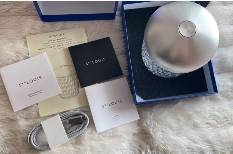 Hermes 愛馬仕松果燈小size限量 白金色連單連盒全套-6