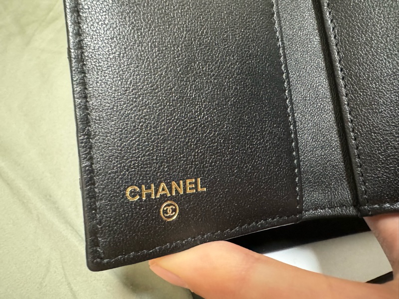 Chanel 香奈兒 羊皮三折卡包 卡包-3