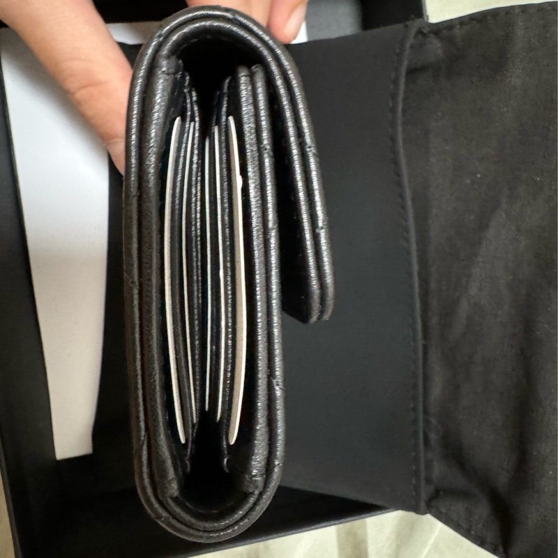 Chanel 香奈兒 羊皮三折卡包 卡包-6