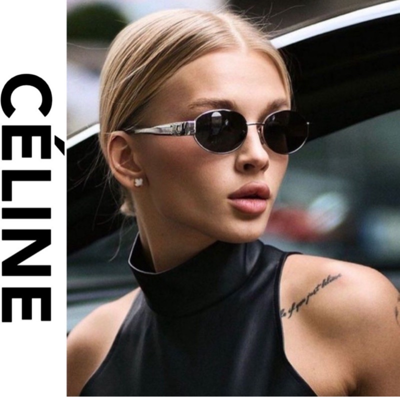 Celine 墨鏡 爆款 Triomphe Metal 01 CL40235U-2