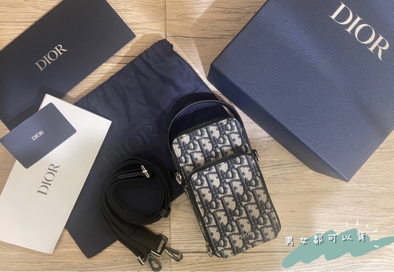 Dior經典手機包「購證、保卡配件大齊全‼️」-2