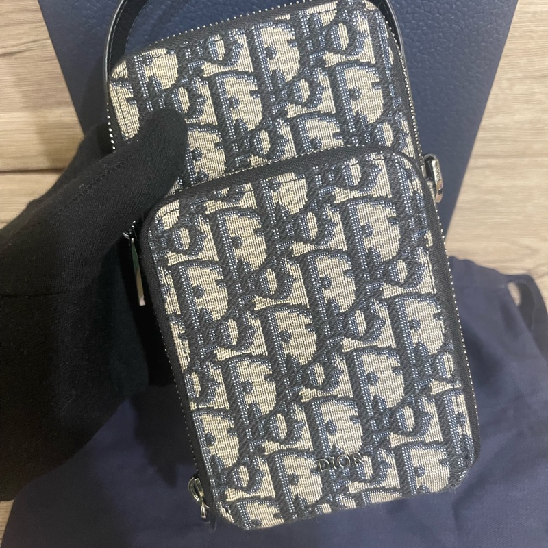 Dior經典手機包「購證、保卡配件大齊全‼️」-10