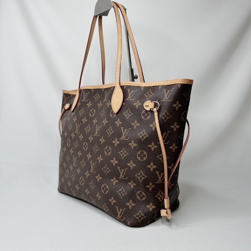 LV NEVERFULL MM老花托特包-2