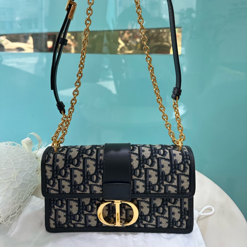 DIOR 30 Montaigne Oblique緹花鏈袋包（⬇️降）-1