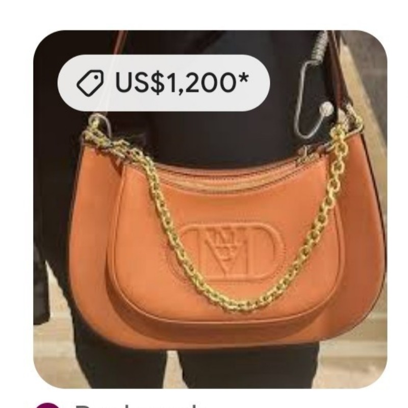 MCM  Travia 焦糖色腋下包 ♥(｡￫v￩｡)♥秒殺價-14