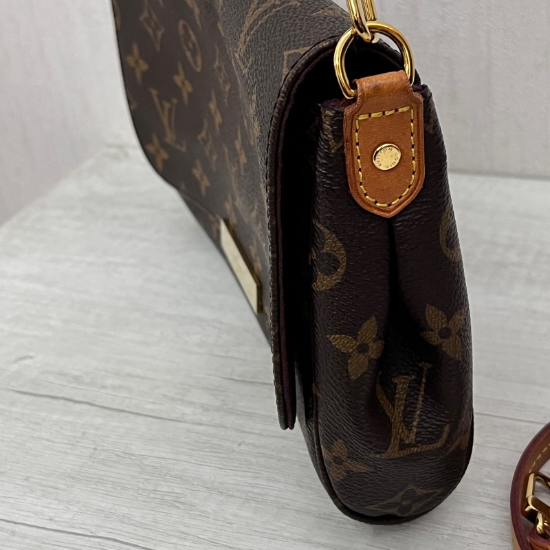 LV Favorite MM 摯愛 老花鍊條肩背包 斜背包-4