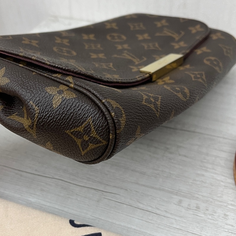 LV Favorite MM 摯愛 老花鍊條肩背包 斜背包-7