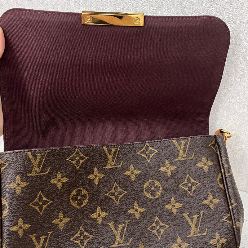 LV Favorite MM 摯愛 老花鍊條肩背包 斜背包-8