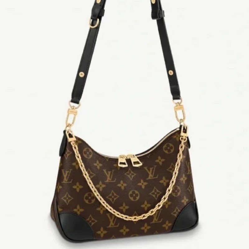 ❤️LV 黑色牛角包-近新閒置品-0