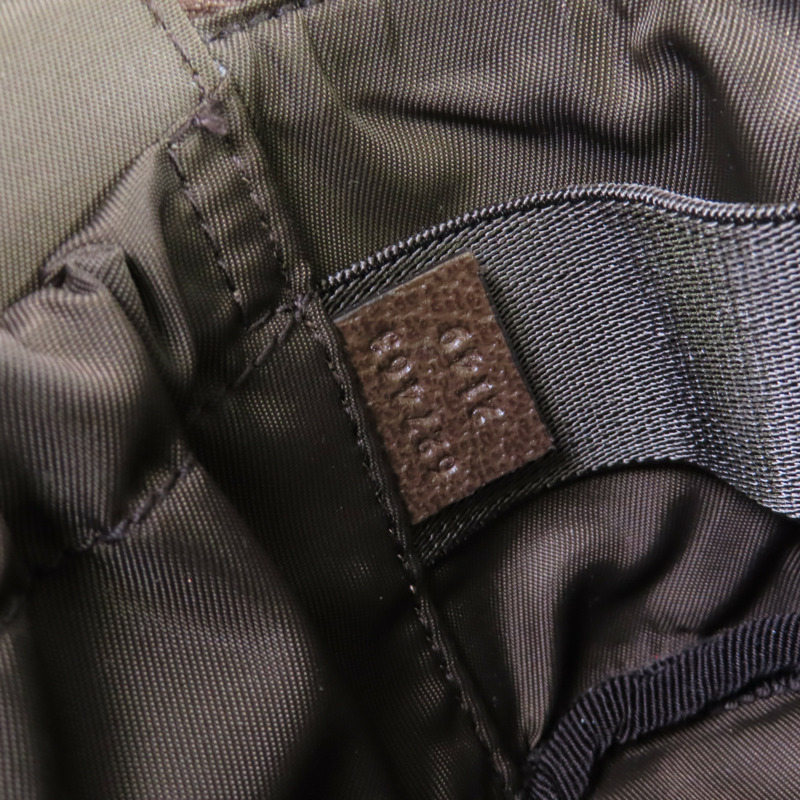 GUCCI 塗層帆布Ophidia Cosmestic Hand Bag金扣手挽袋啡色-6