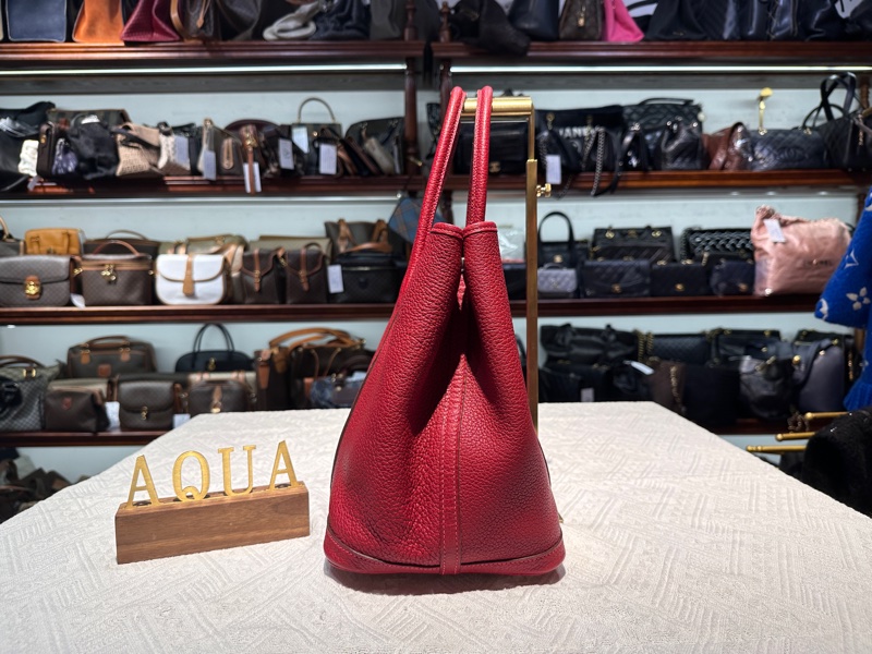 Hermes Garden Party 36 愛馬仕花園包 5X 辣椒紅 Rouge Pigment-2